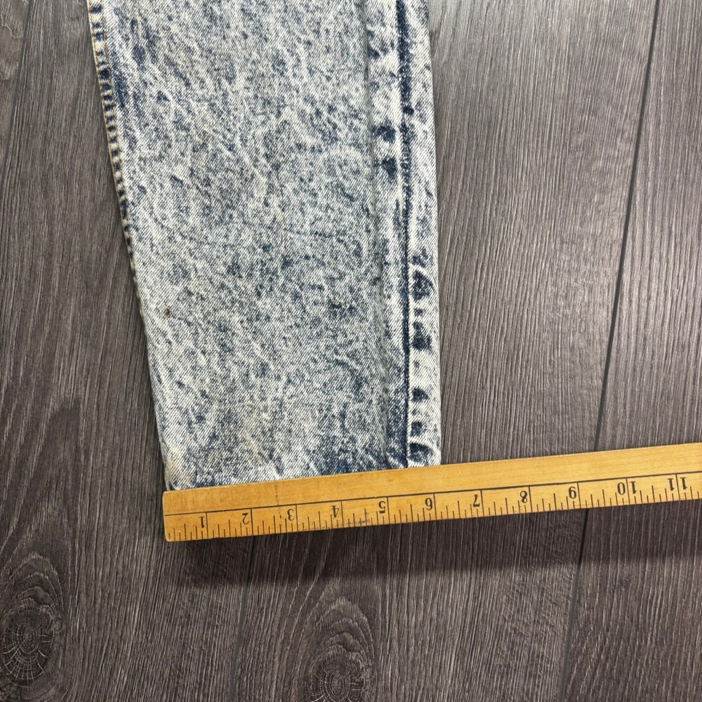 Vintage Levis 550 Acid Wash Jeans Mens 30x32 Orange Tab High Rise Tapered USA - Picture 11 of 12